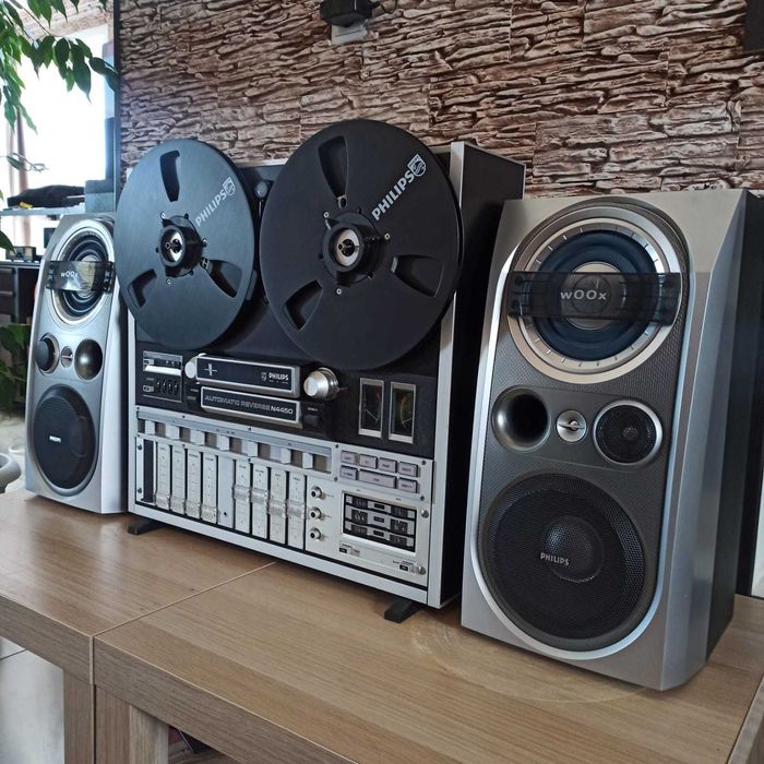 Катушечный магнитофон philips N4450