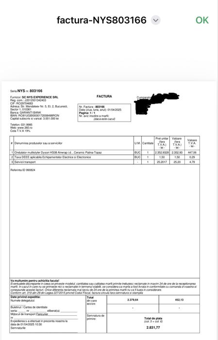 In garantie - Ondulator Dyson HS08 Airwrap i.d.™ - Patina-Topaz