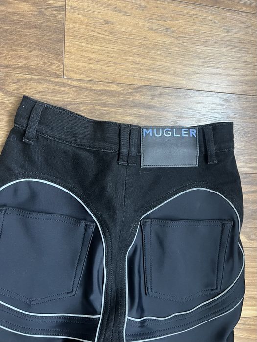 Mugler spiral jeans