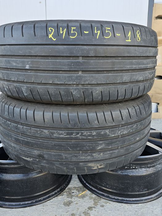 2 Броя Гуми 245/45/18 Dunlop RunFlat