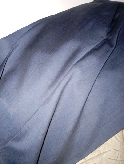 Pantaloni bărbați de culoare bleumarin metal mărimea 48