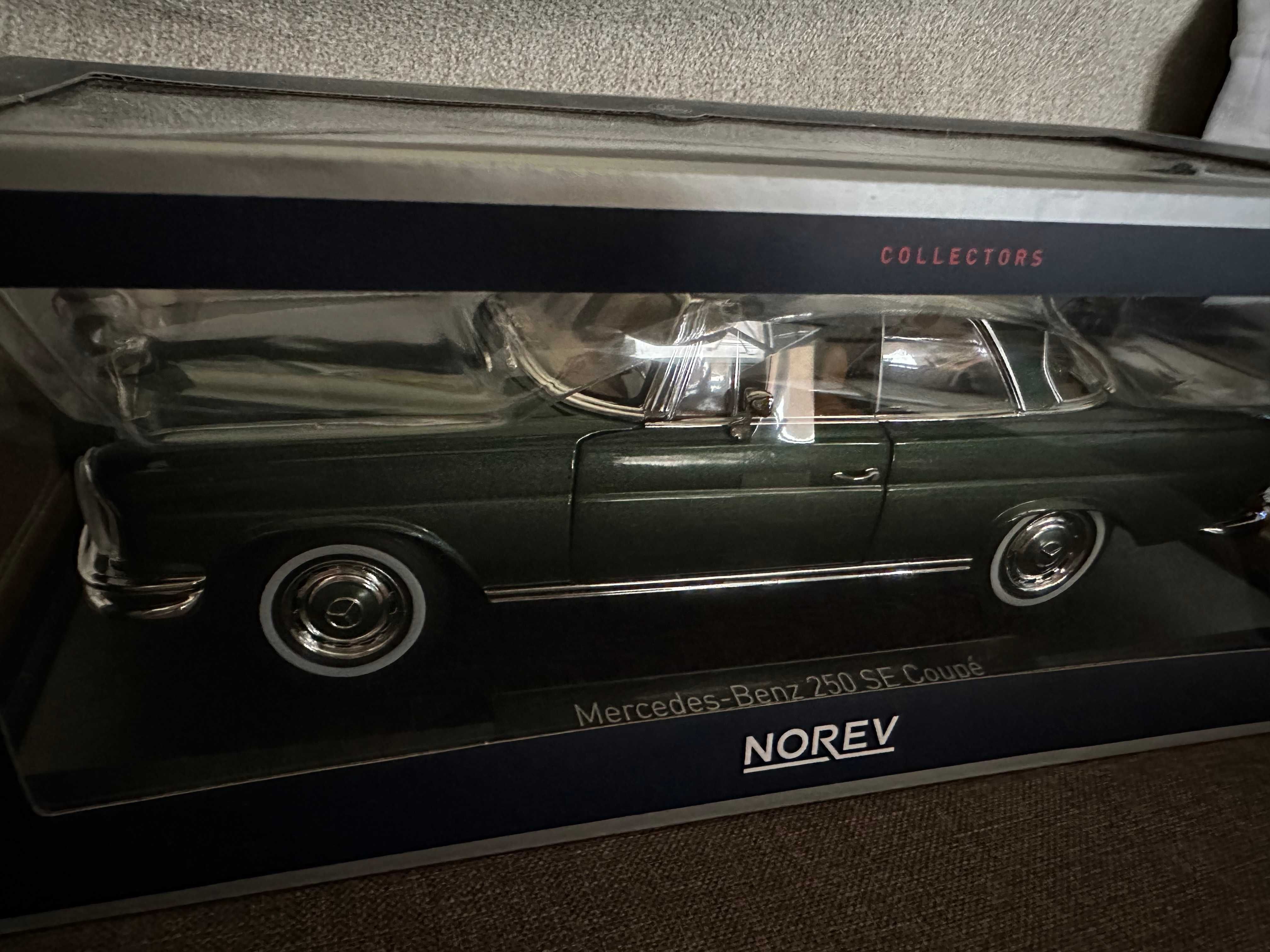 Norev Mercedes Benz 250 SE Coupe 1:18 Green Metallic