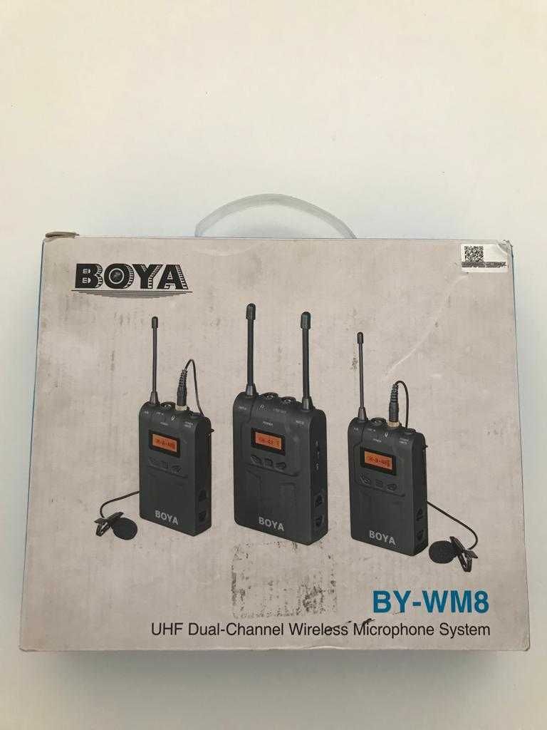 Комплект беспроводных микрофонов петличек Boya BY-WM8