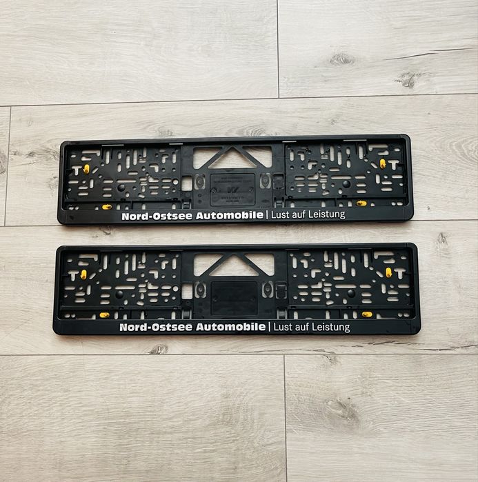 Оригинални немски подложки за номера за Mercedes/Porsche