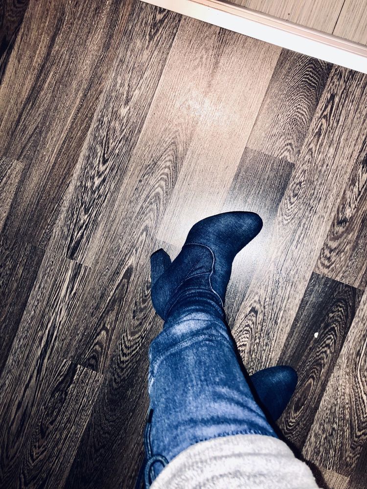 НОВИ дънкови ботуши, 37, TendenZ