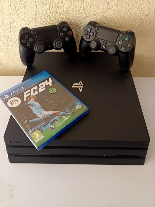 Ps4/Playstation 4 Pro 1TB HDD cu peste 20 jocuri+FC 24+2 Manete