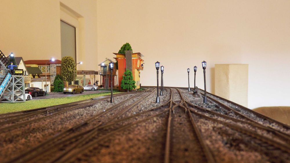 Diorama trenulete 2x1 M Scara HO 1:87, analog, sine PIKO