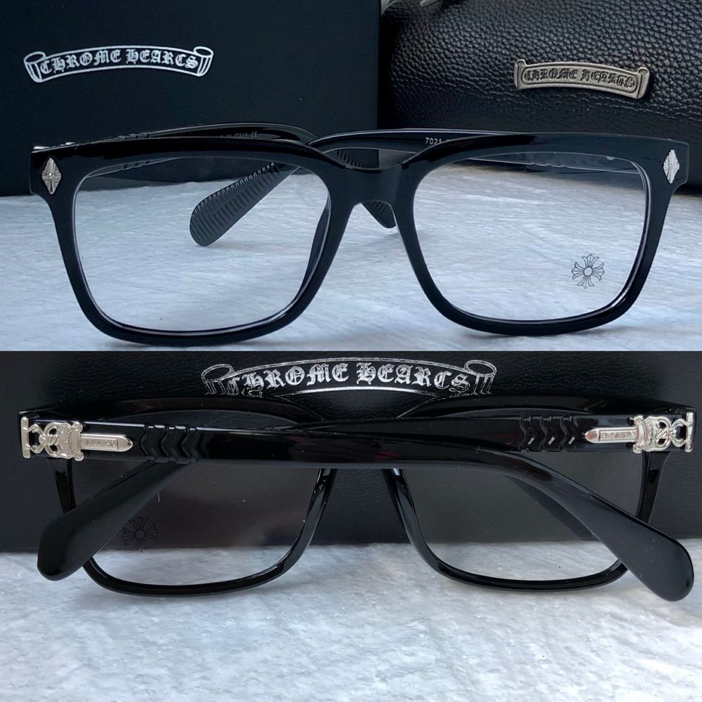 Очила за компютър Диоптрични рамки прозрачни слънчеви chrome hearts