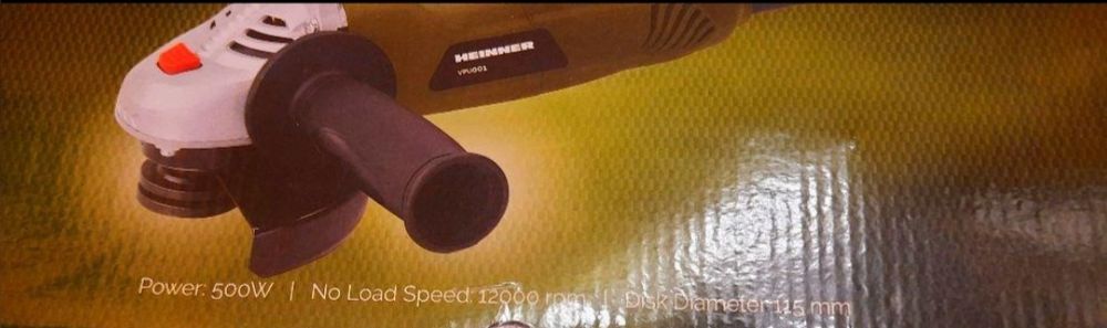Polizor unghiular, diametru 115 mm, 500 W, 12.000 RPM, Nou!