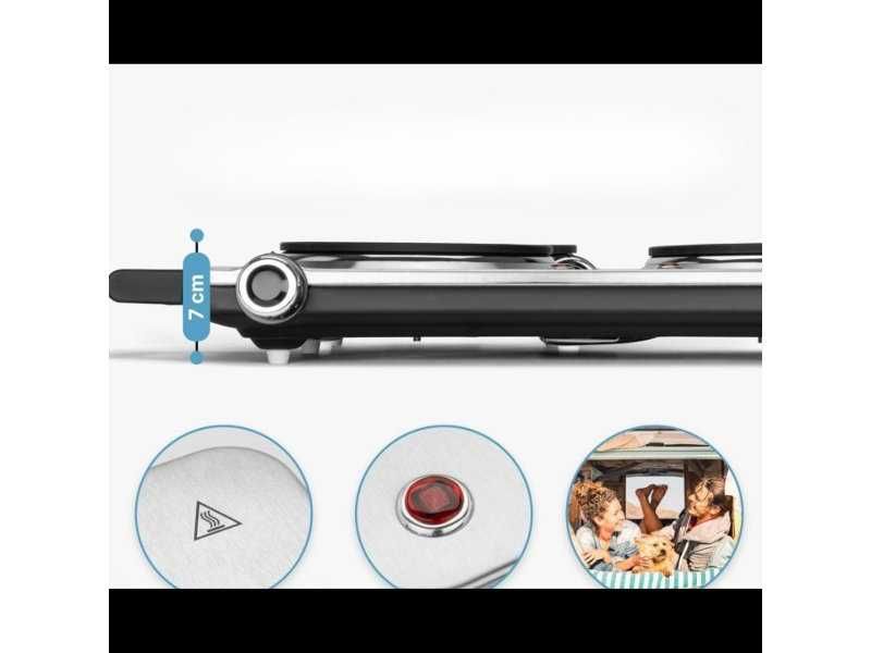 Двоен Електрически Котлон от Неръждаема Стомана Bomann DKP 5033 E CB