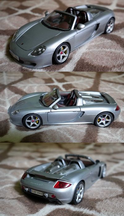 2 modele PORSCHE 911, Carrera GT (BBurago, Maisto)