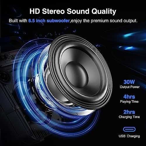 Нова Караоке машина с 2 микрофона Преносим Bluetooth високоговорител