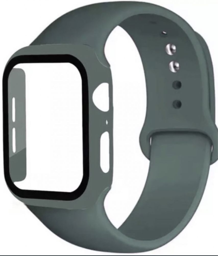 Curea Bratara TPU Cu Bumper Husa Compatibila Apple Watch