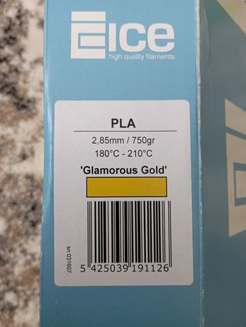 Filament Pla 2,85mm / 750g Gold Nou