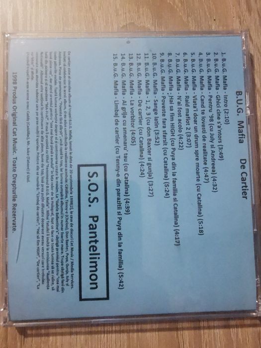 CD-ul de colectie B.U.G. Mafia - De Cartier /Album  BUG Mafia