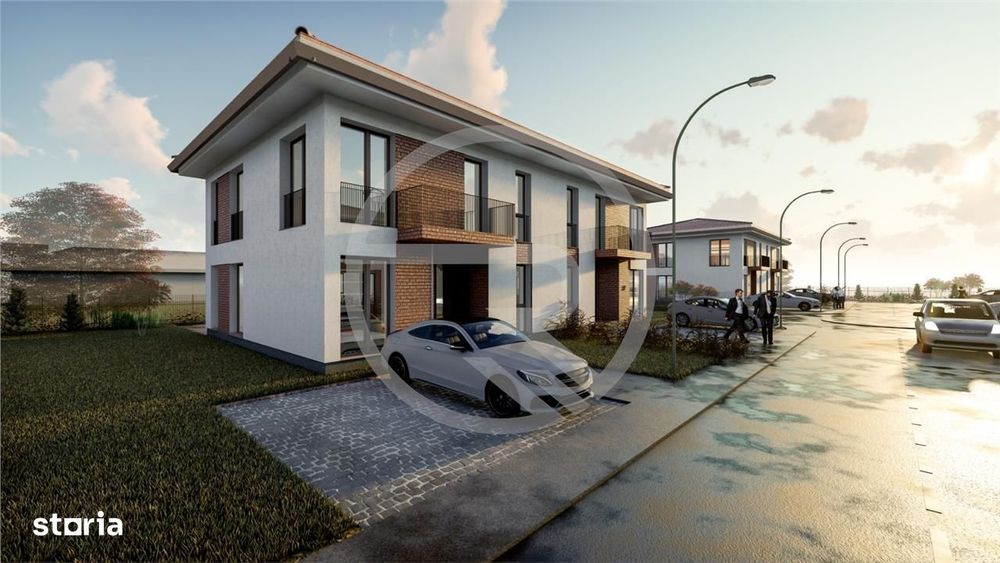 Casa Tip Duplex parter+etaj,375 mp de teren, situata in Chinteni!
