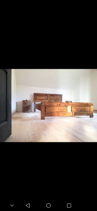 Pat lemn masiv 140 cu 190