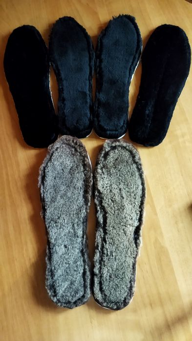 Стельки натуральный мех и искуственный