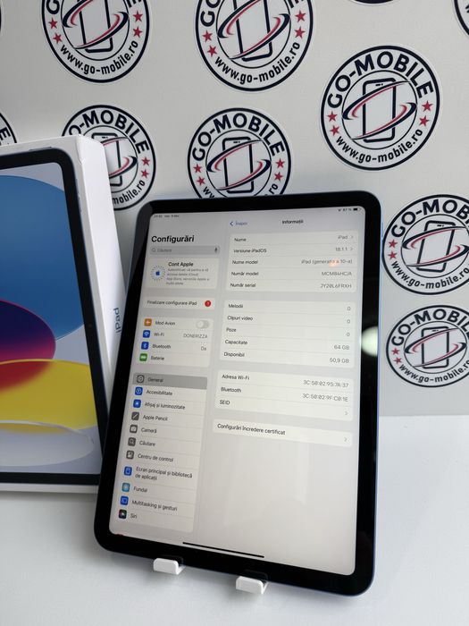 Apple iPad 10 - 64GB - Albastru - Utilizat - Garantie