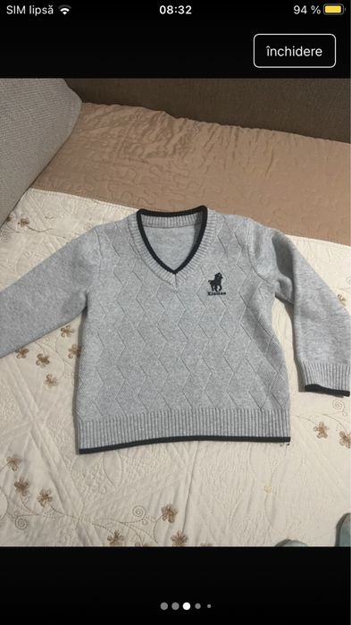 Lot 2 articole - pulovere băiat 80-86, zara