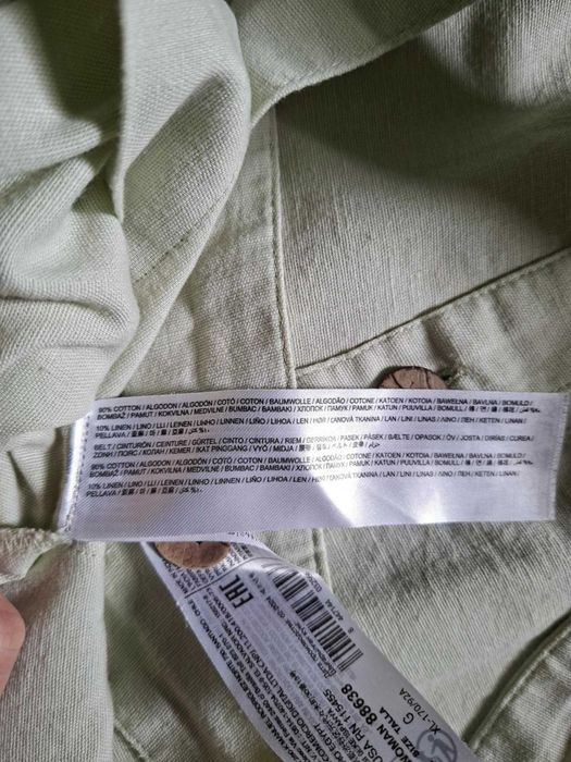 Salopeta verde deschis Mango