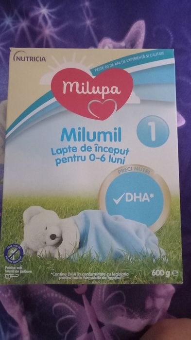 Vând lapte milupa de la 0-6 luni valabil până la data de 04.02.2026