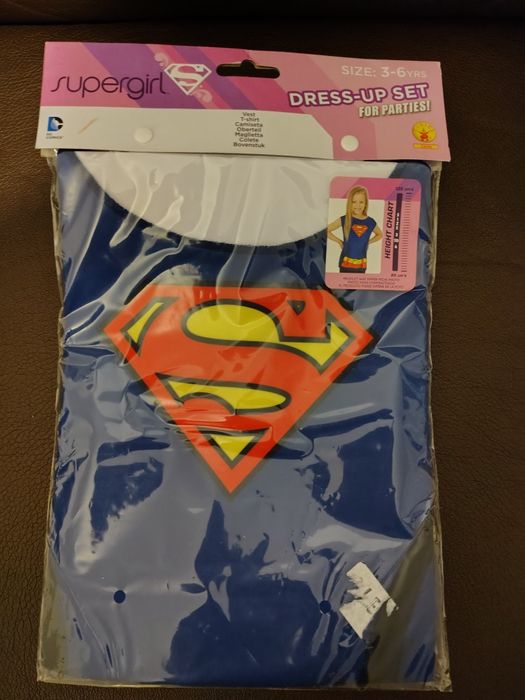 Bluzita Supergirl pt fetițe 3-6 ani