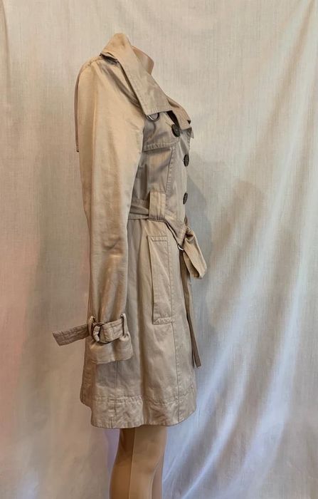 Trench cambrat bej auriu
