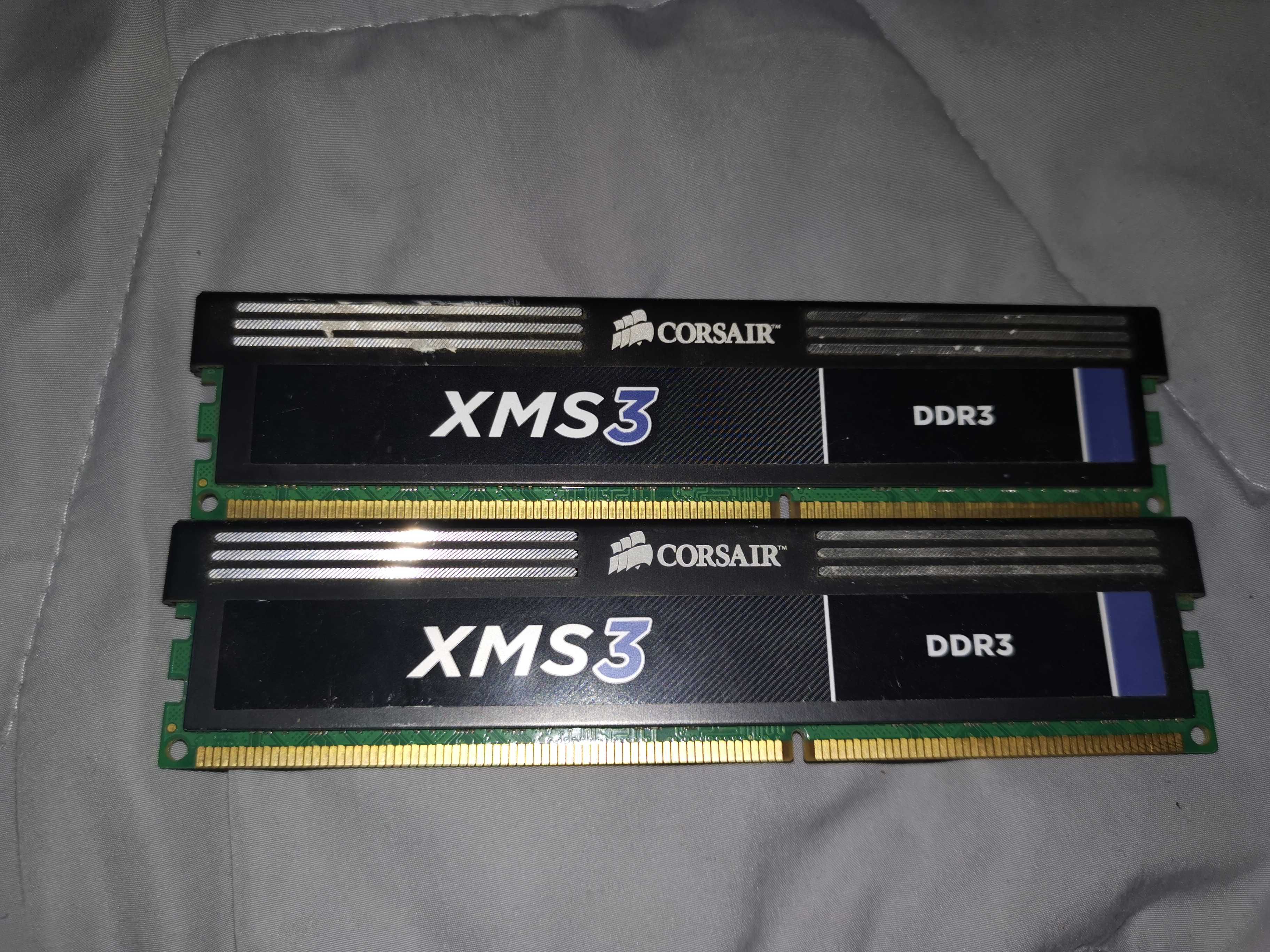 Kit Memorie RAM PC DDR3 Corsair 8GB (2X4GB) CMX8GX3M2A1333C9 test 100%
