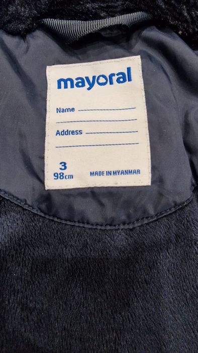 Оригинално детско яке на mayoral в синьо