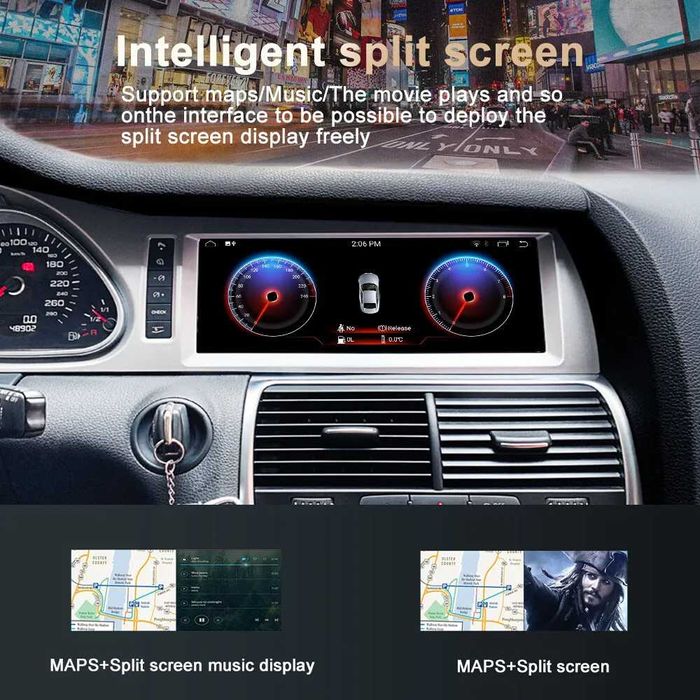 Мултимедия за Audi Q7 Двоен дин Android 10.25" 8+128GB навигация MMI