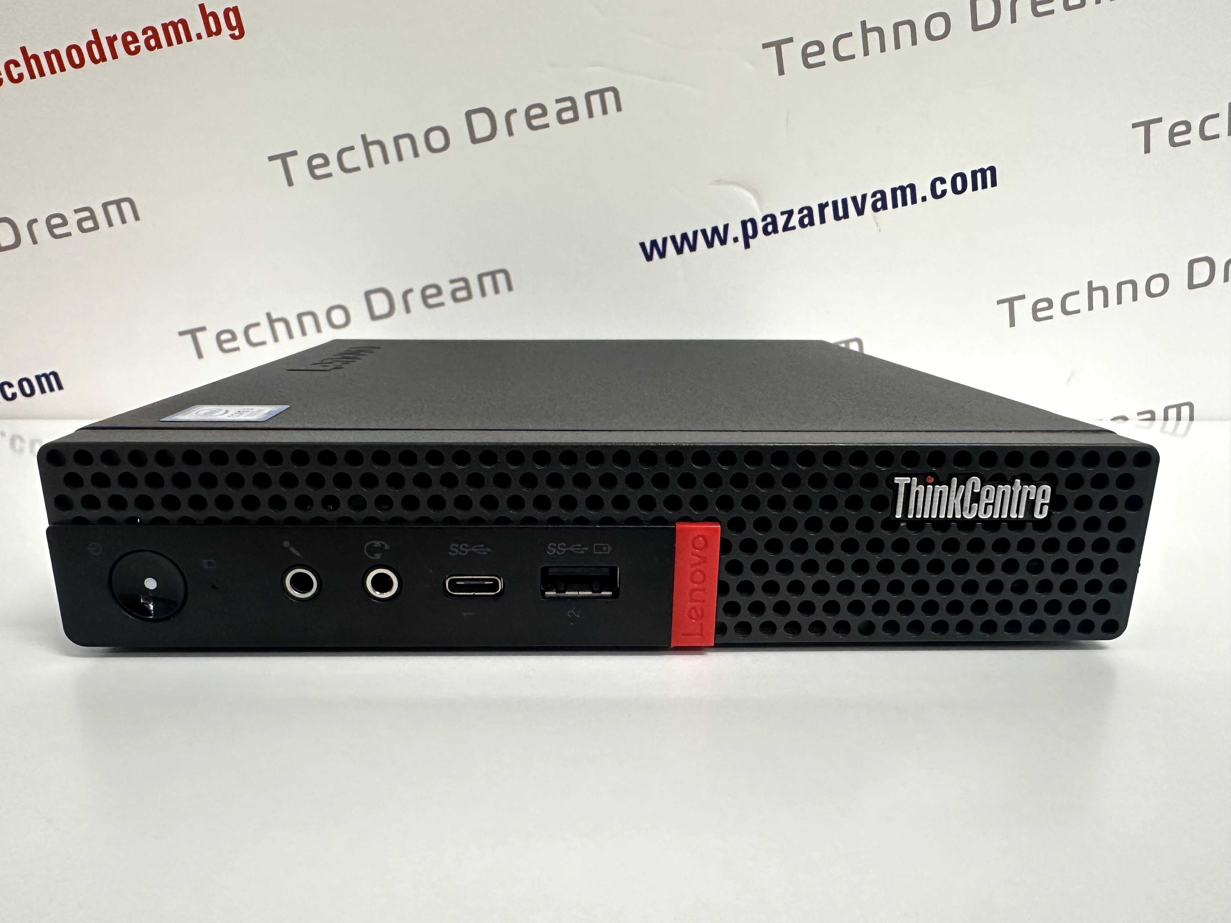 Мини компютър Lenovo ThinkCentre M720q-Intel Core i3-8100T/ 16GB/512GB