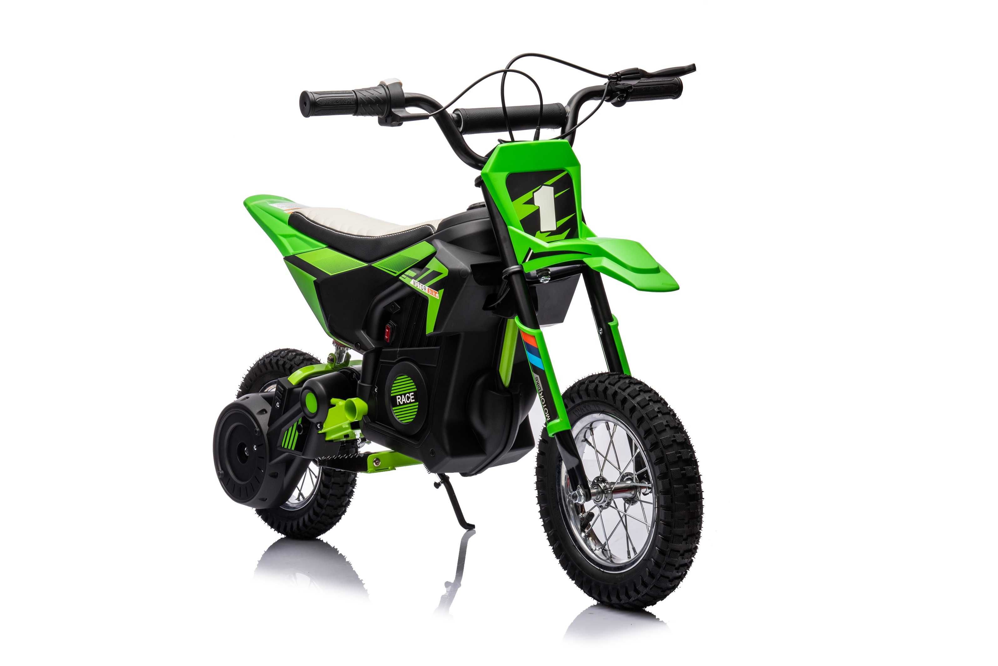 Motocicleta electrica, Kinderauto Enduro 250W 24V, culoare Albastru