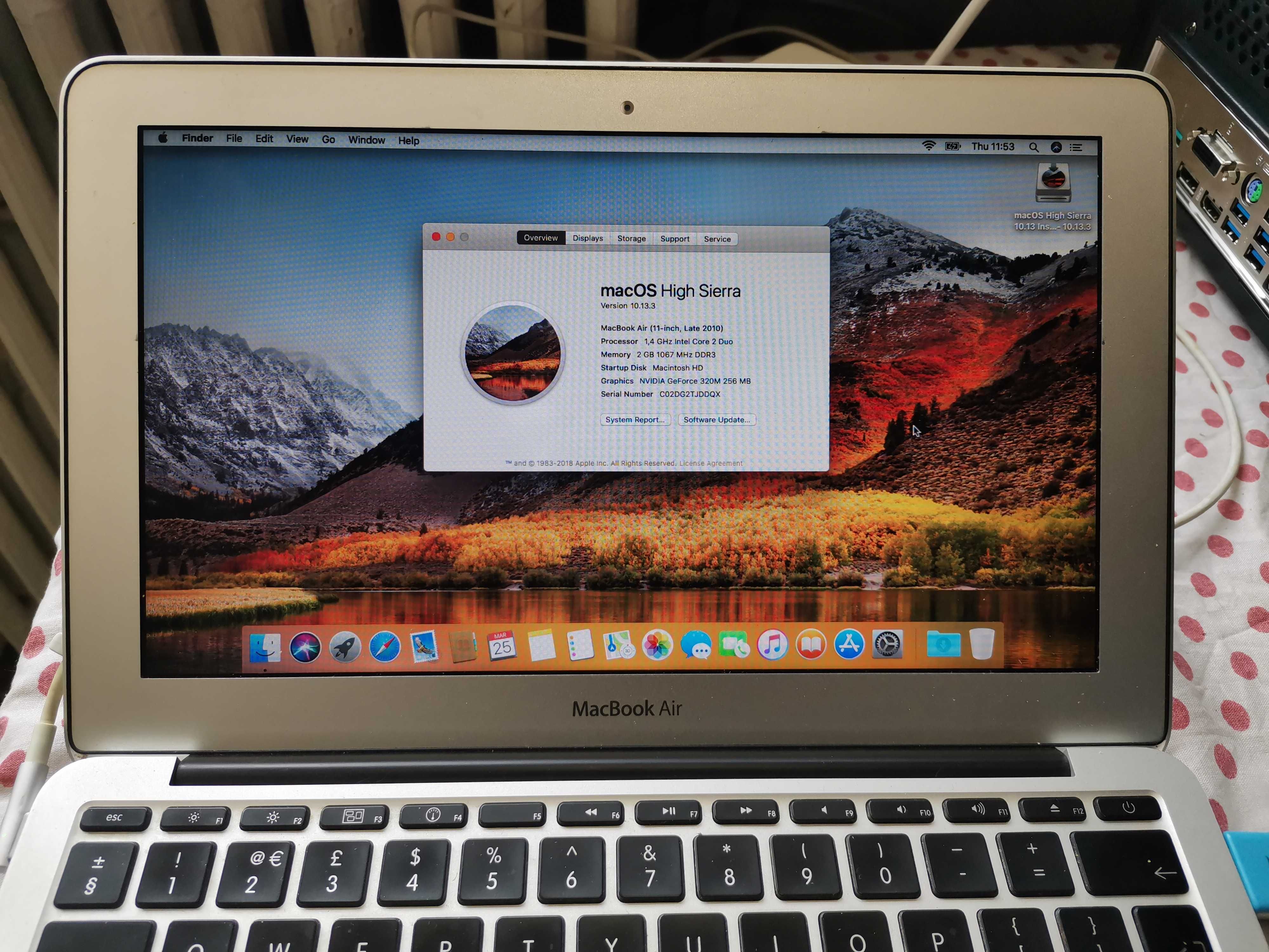 SSD MacBook 64GB Toshiba THNSNC064GMDJ