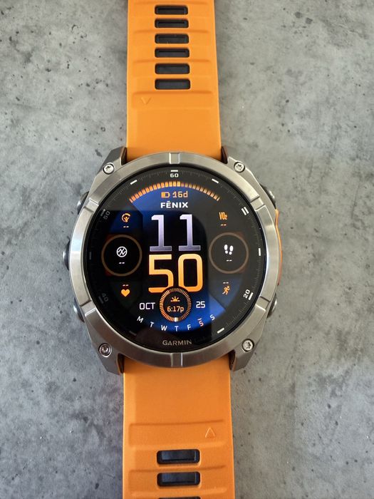 Ceas Garmin fēnix® 8 – 51 mm, AMOLED, Sapphire, Titan