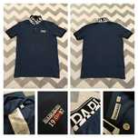 NAPAPIJRI GEOGRAPHIC tricou L original POLO | transport GRATUIT‼️FAN