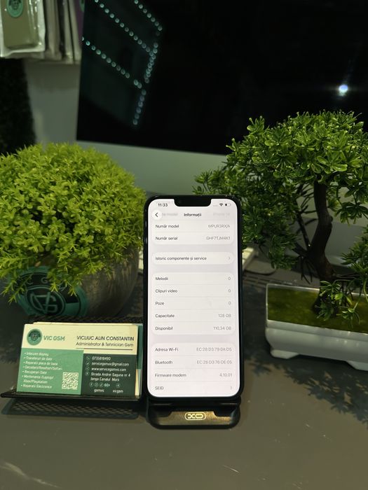 Magazin Vindem : Iphone 14 128 GB Reconditionat cu piese Originale !