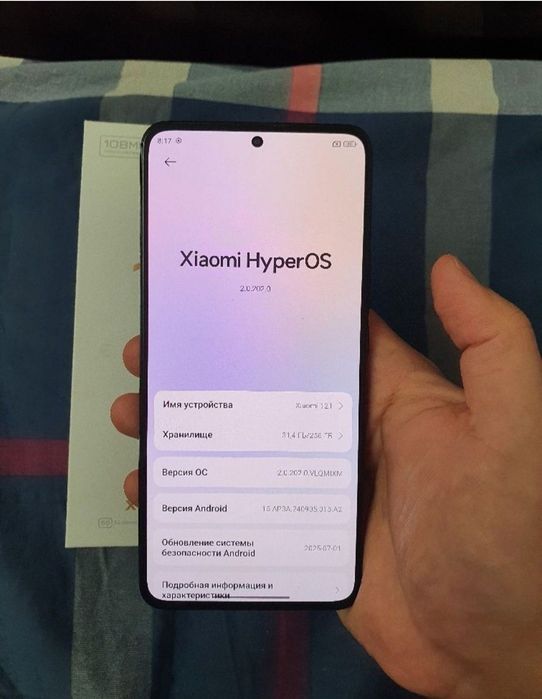 Xiaomi MI 12T 5G 16/256GB Black Igravoy Flagman Karobka Holati Ideal