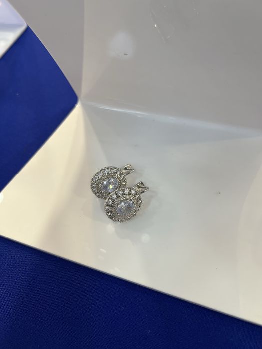 Серьги серебро винтаж стиль