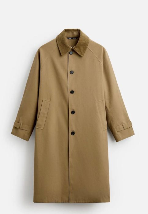 Мужское пальто из твила