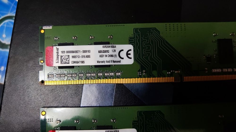 Оперативная память Kingston 4gb 2666 2шт