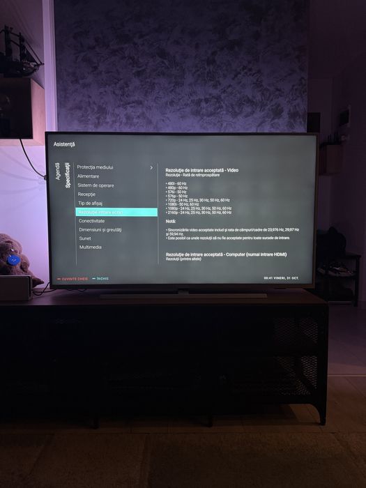 Televizion 4k philips the one 138cm