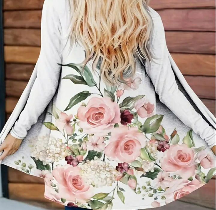 Cardigan model floral