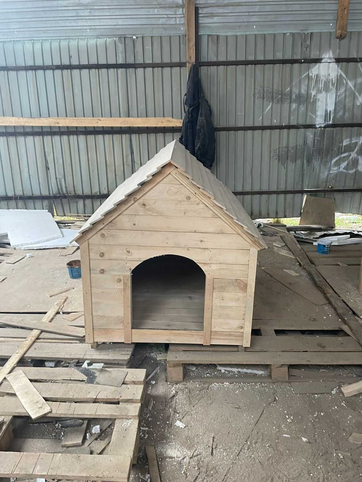 ОТ 28000 ТГ теплая будка для собаки утепленная  средней собаки Домик