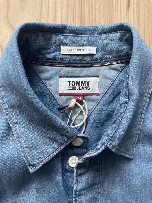 TOMMY HILFIGER Owersized fit/Нова мъжка дънкова риза L