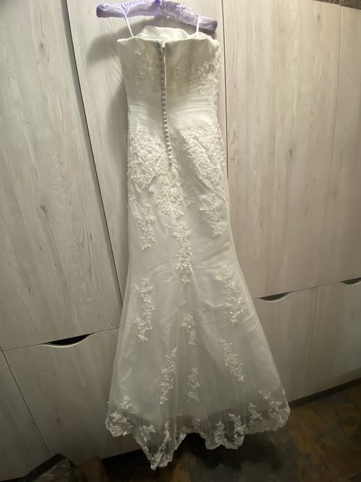 Rochie de Mireasa de la Princess Brides model Sirena marime S 56-57 kg