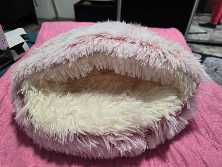 Culcus pentru pisici si caini de talie mica si medie, diagonala 40 cm