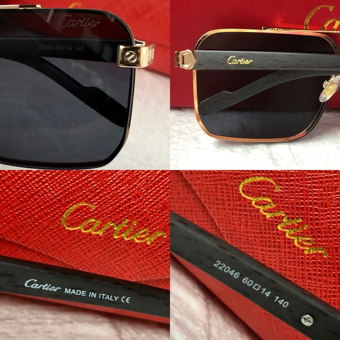 Мъжки слънчеви очила дървени дръжки 5 цвята