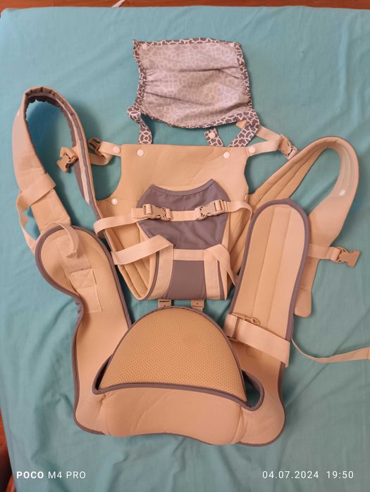 Port bebe/marsupiu cu sezut