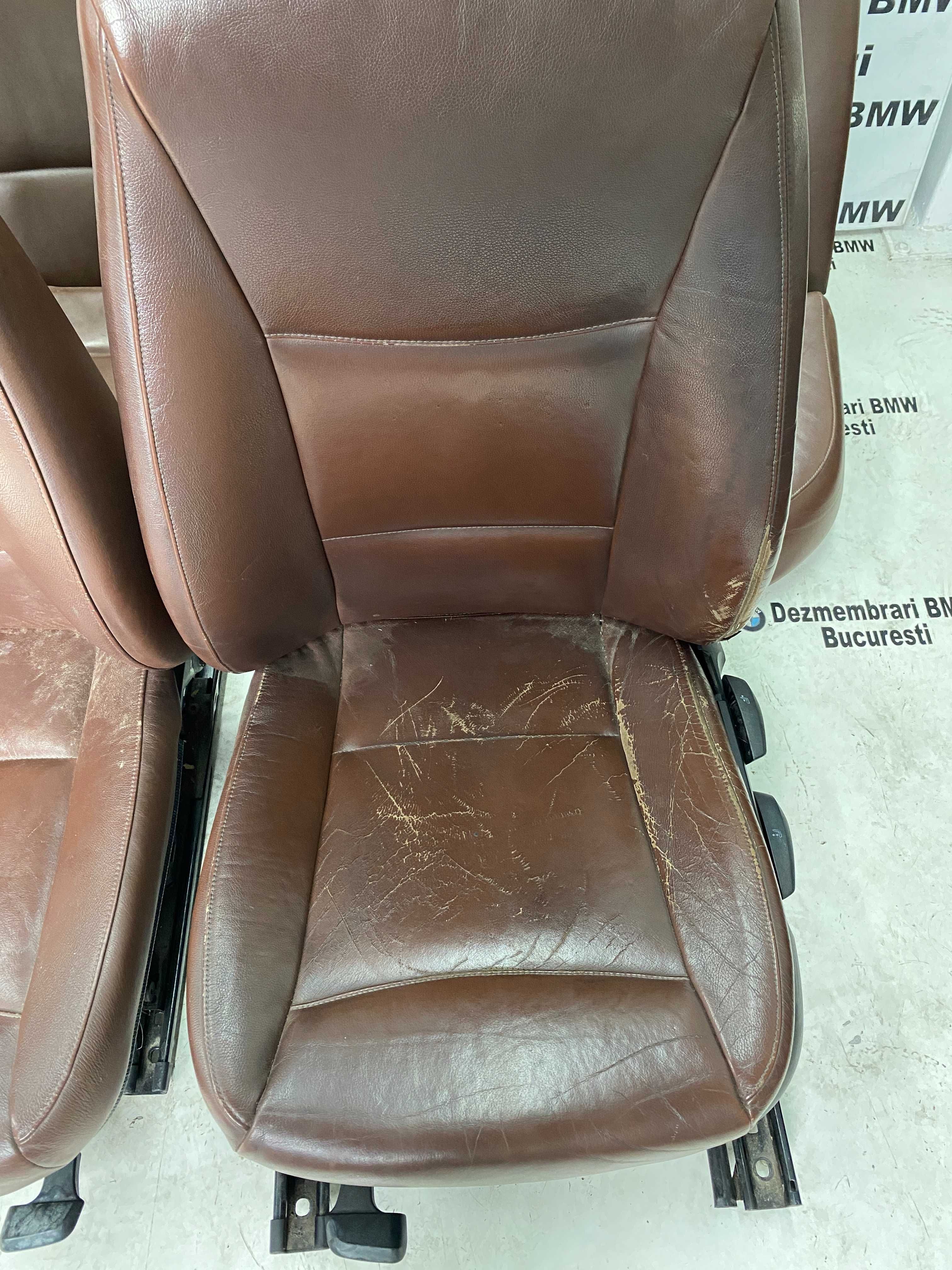 Scaune interior piele maro coniac BMW E90 EUROPA